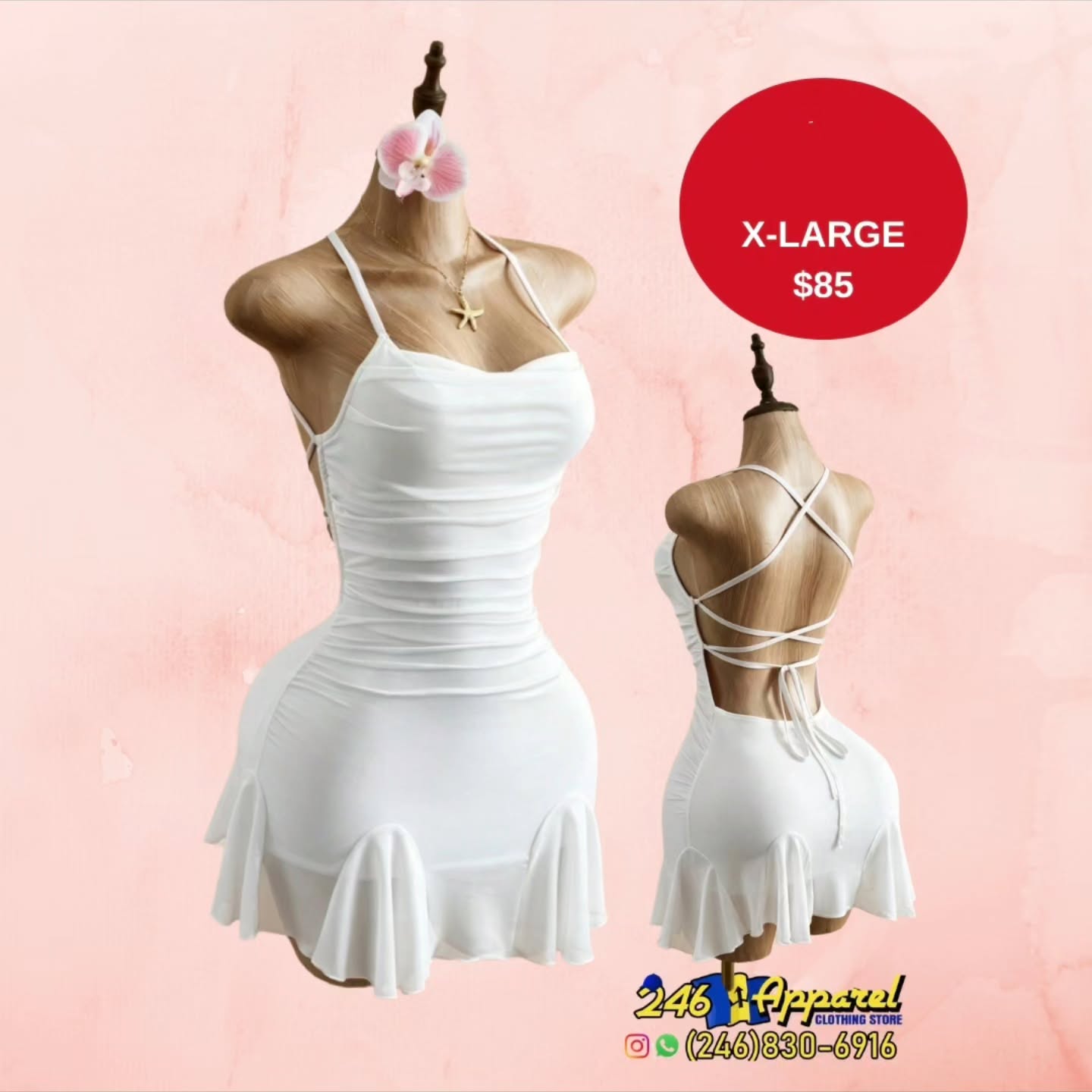 246 Apparel – Women's White Outfits with Prices (Small–3XL)