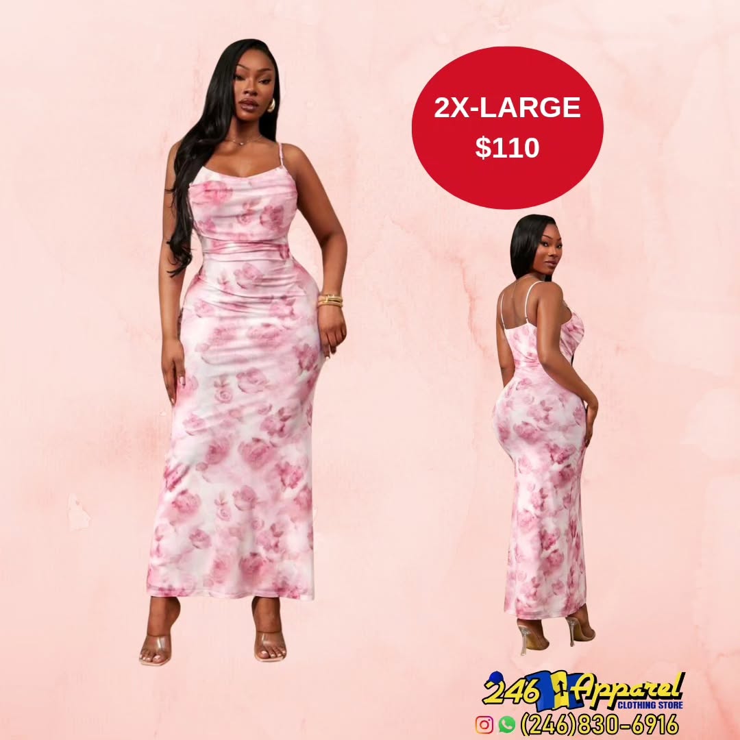Floral Maxi Dress – 2X-Large $110 at 246 Apparel