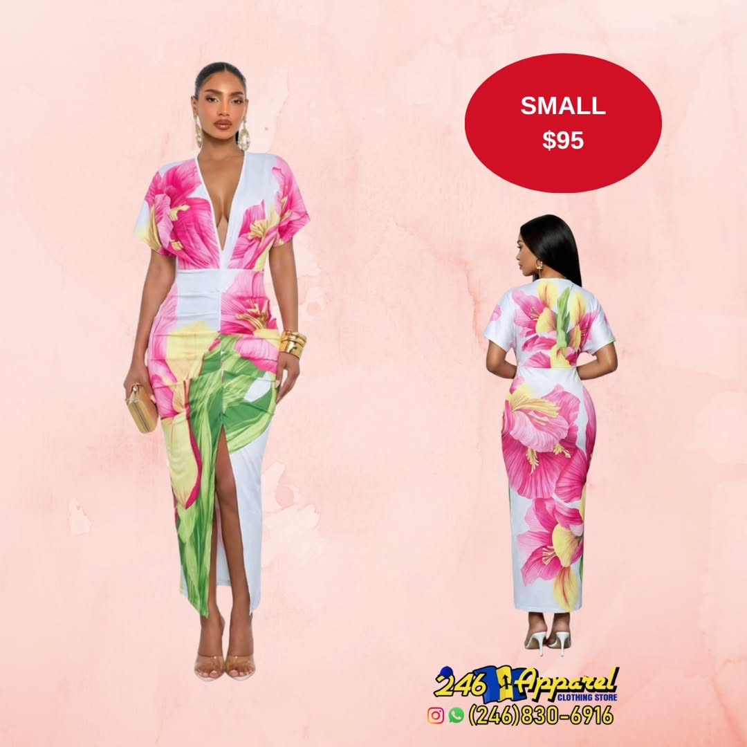 Floral Midi Dress - Small Size Available at $95