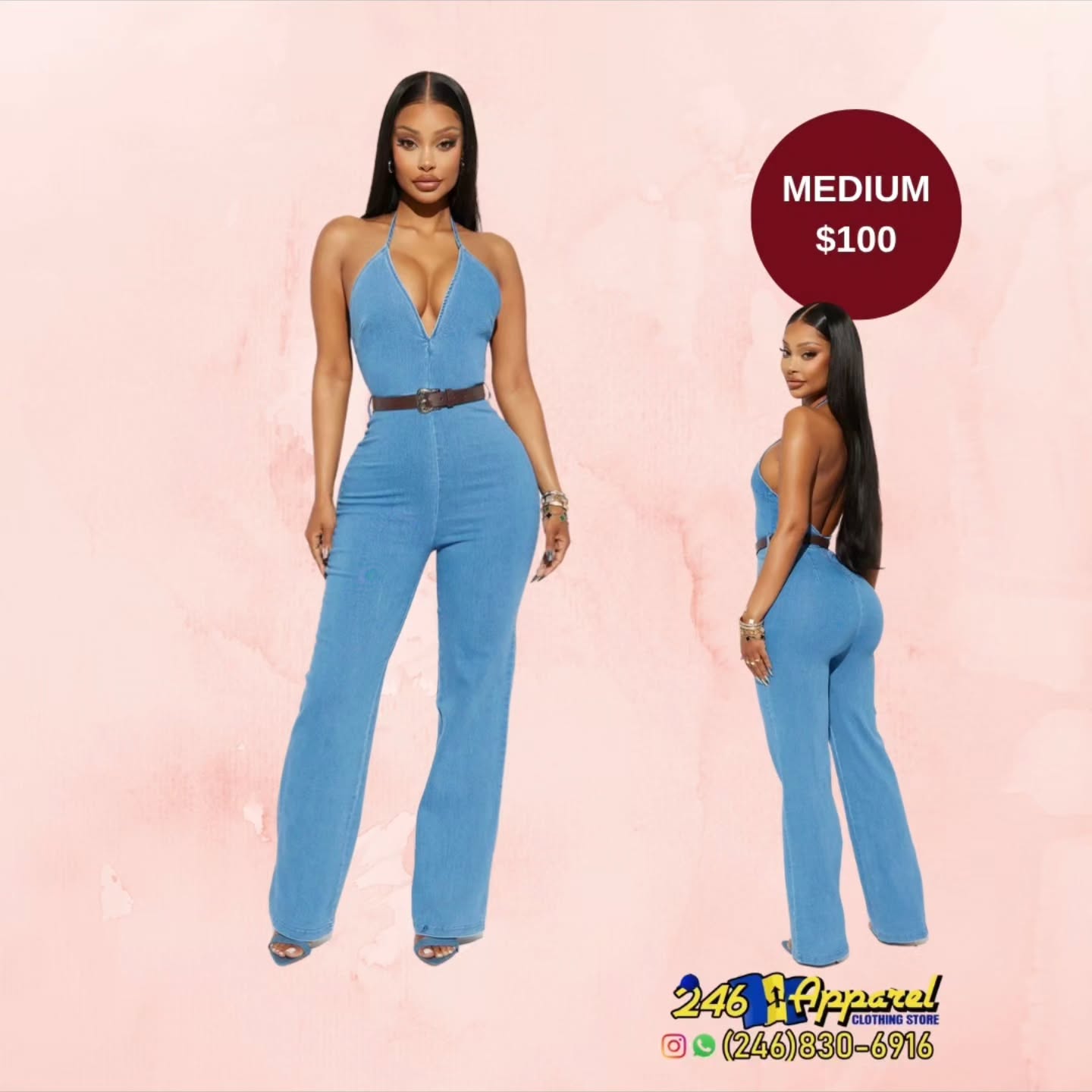 Denim Rompers & Jumpsuits – Priced from $100 at 246 Apparel