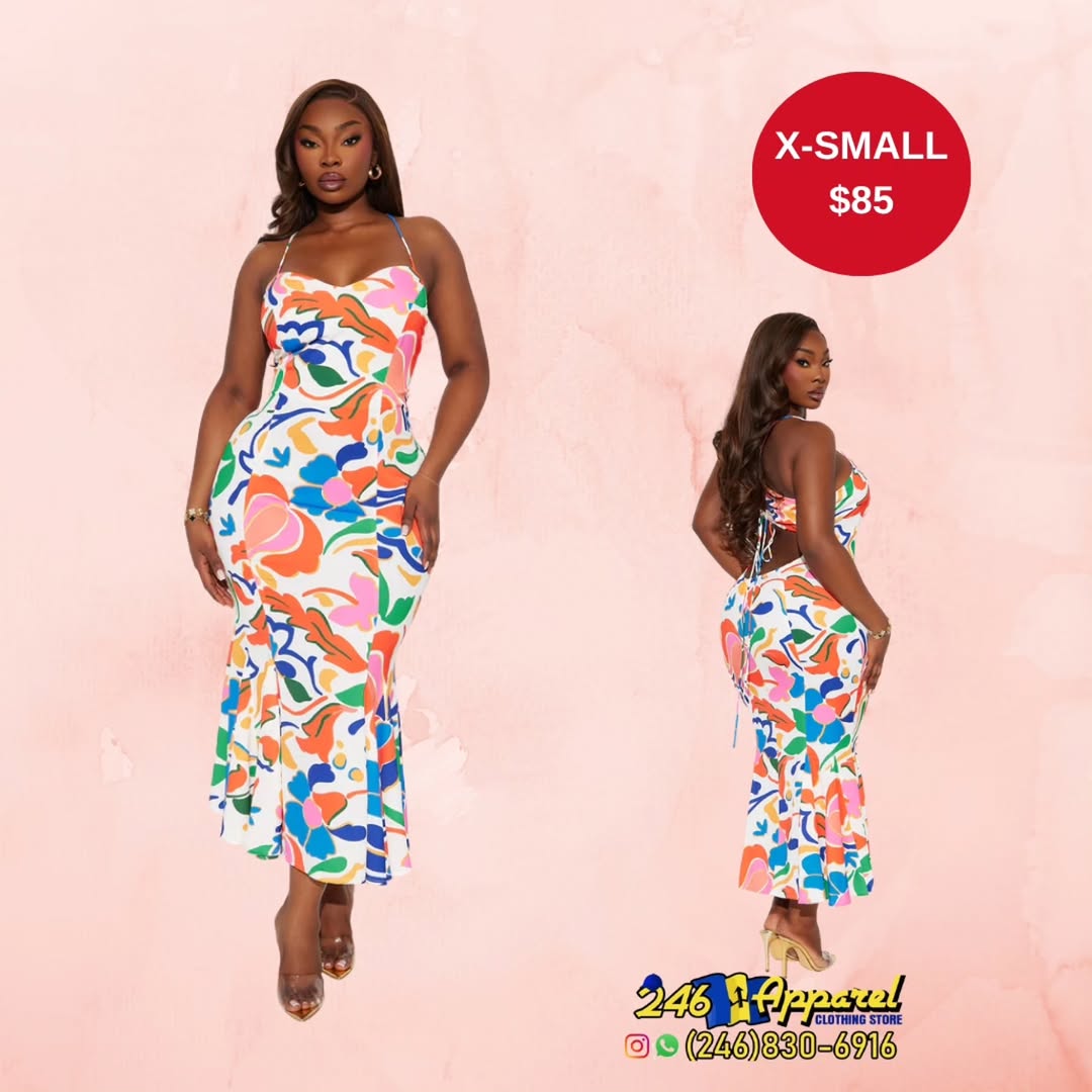 Floral Midi Dress - X-Small for $85 at 246 Apparel