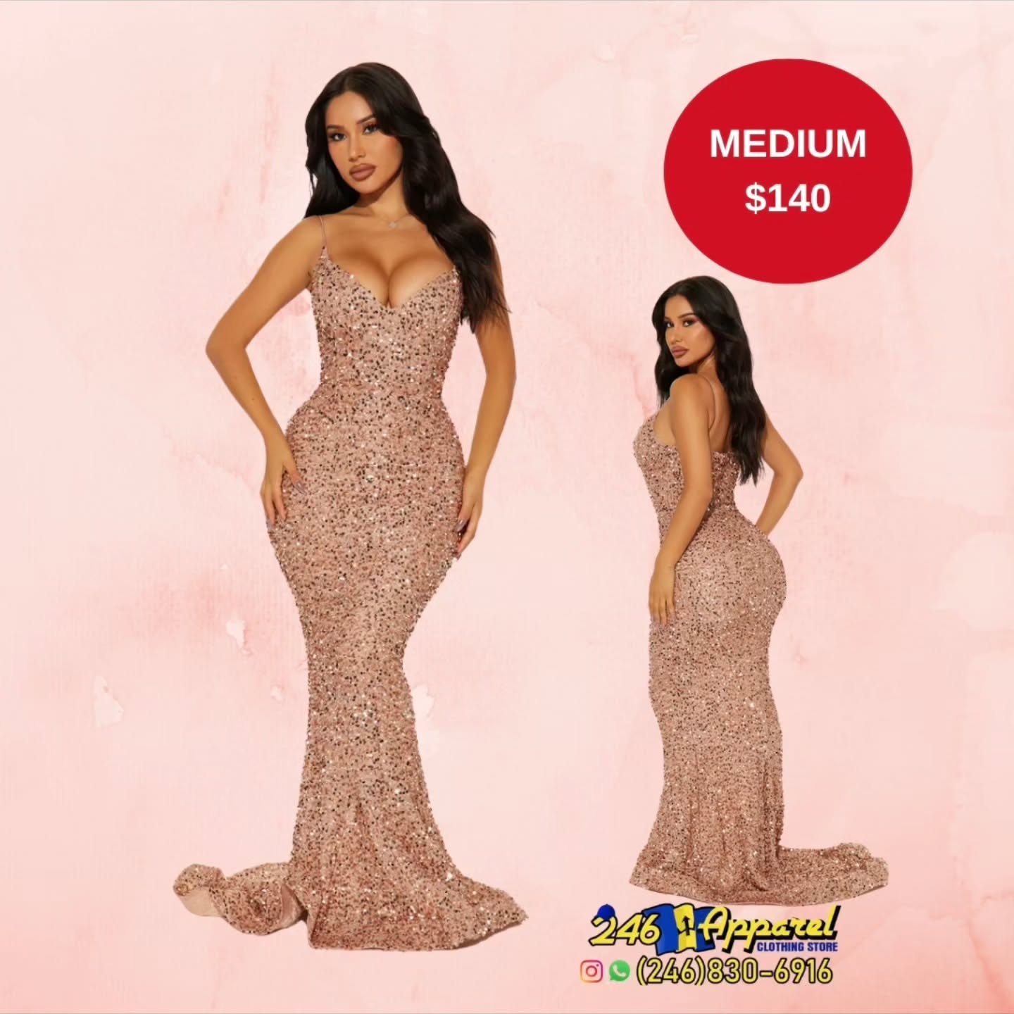 Sequin & Formal Gowns from $130 at 246 Apparel