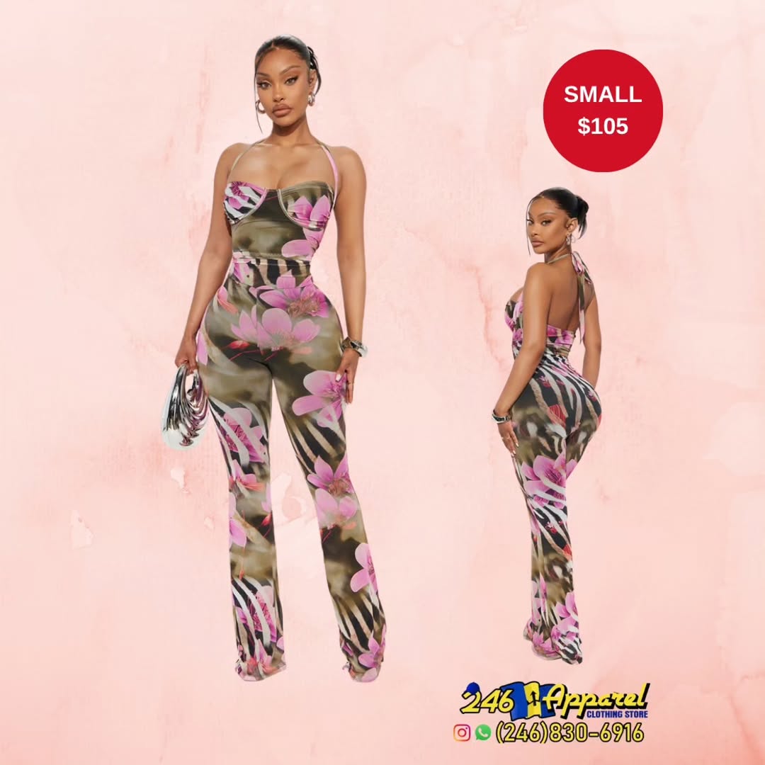 Floral Print Jumpsuit – Small $105 at 246 Apparel