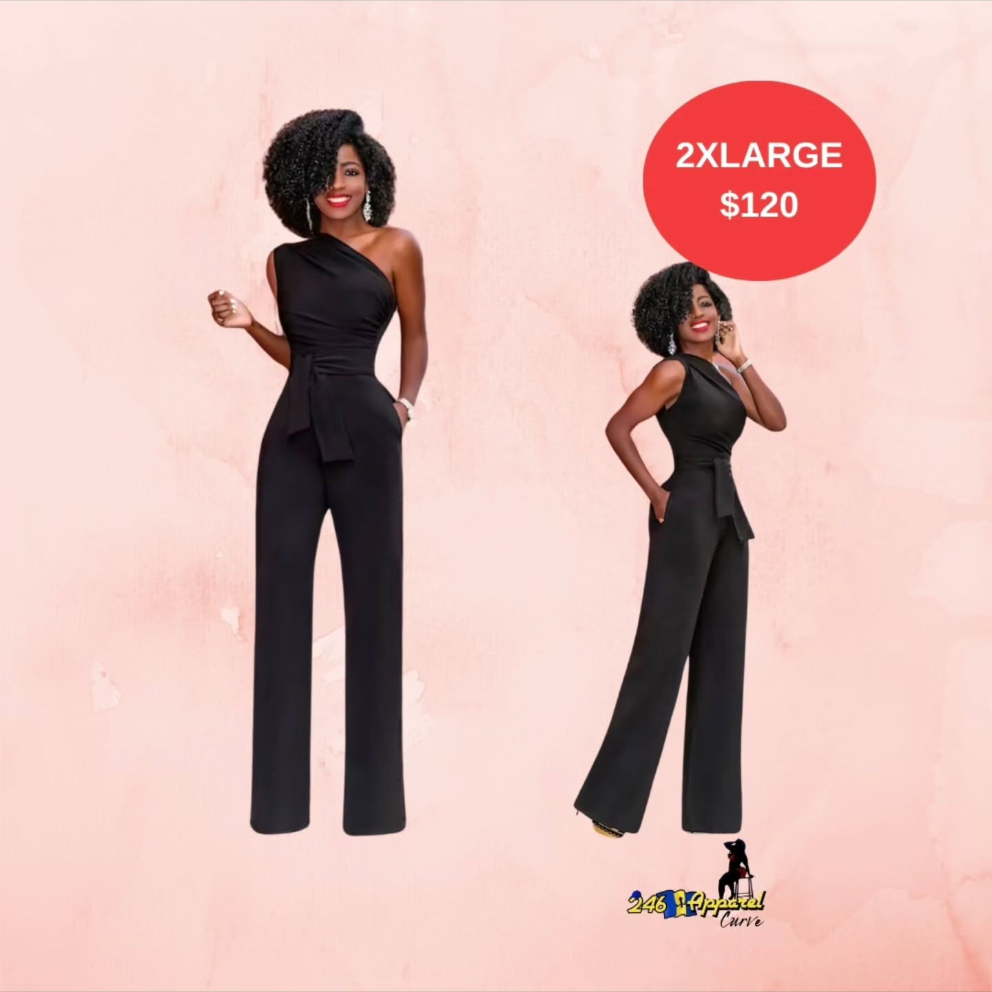 246 Apparel – Women's Jumpsuits with Pricing (S–XXL, $110–$135)