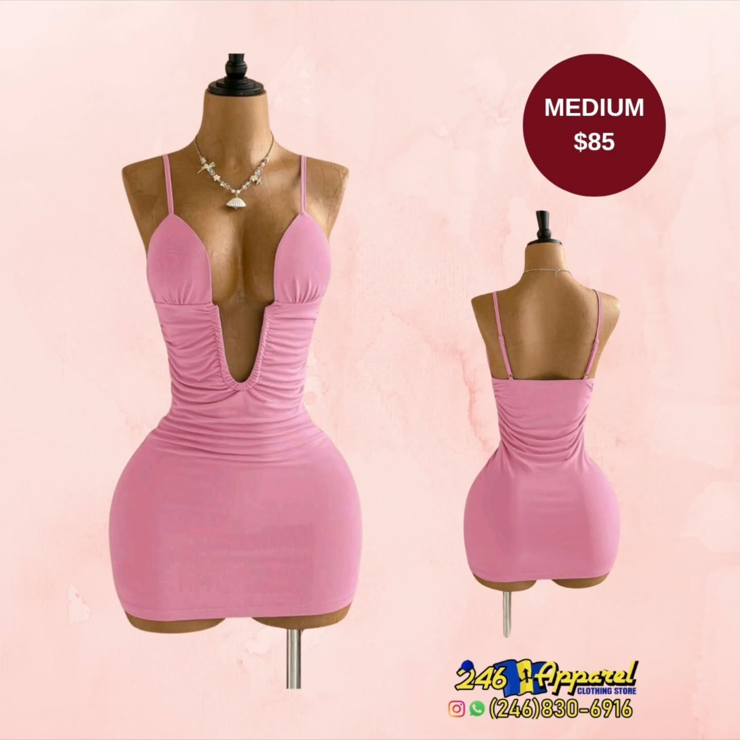 246 Apparel – Pink Outfits from $85 (Small & Medium Available)