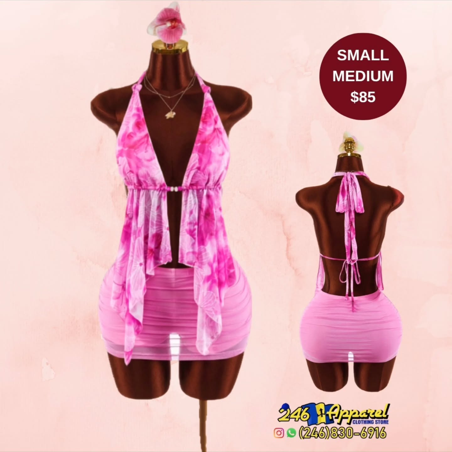 246 Apparel – Pink Outfits from $85 (Small & Medium Available)