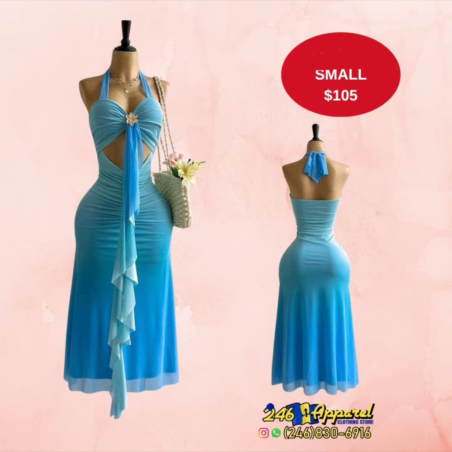 246 Apparel – Women's Dresses with Prices (M/L $100, M $95, S $105)