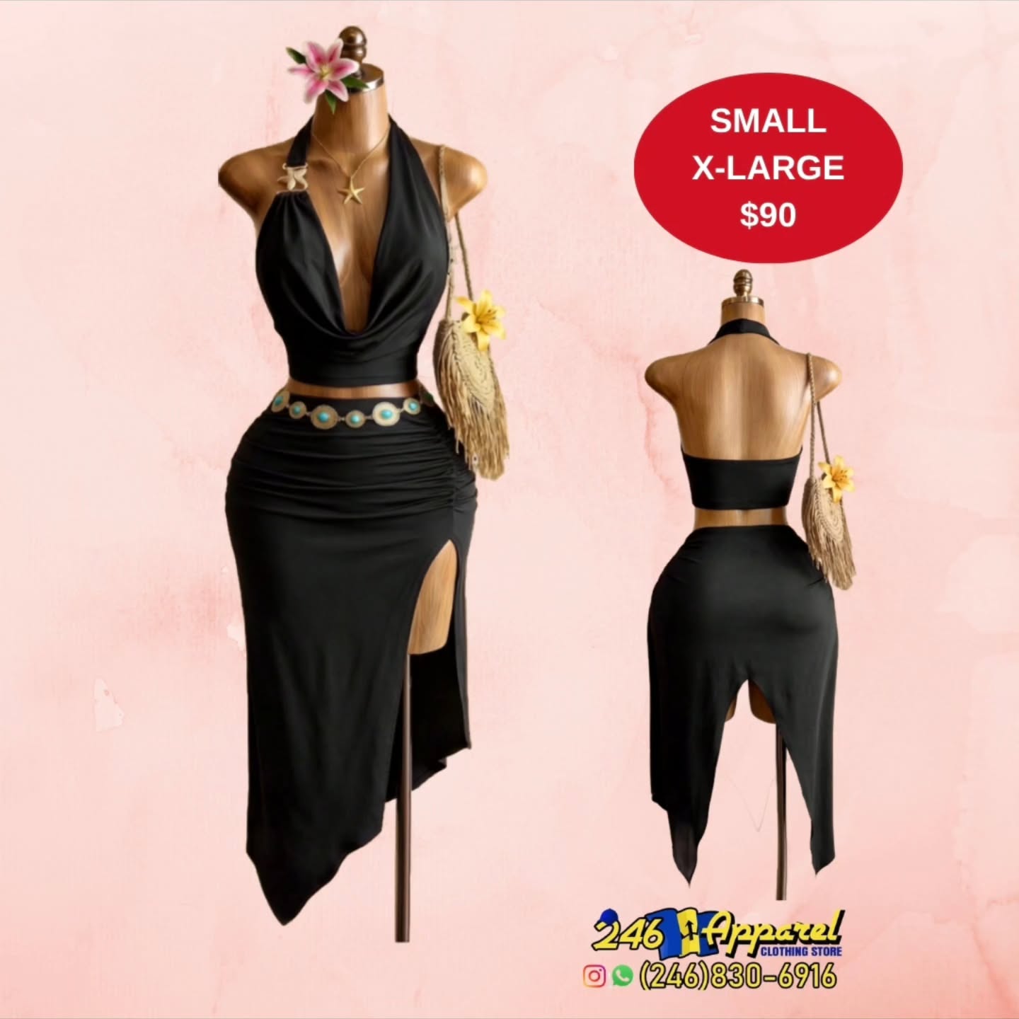 246 Apparel – Women's Dresses & Sets with Prices (Small $75 | Large $85–$115)