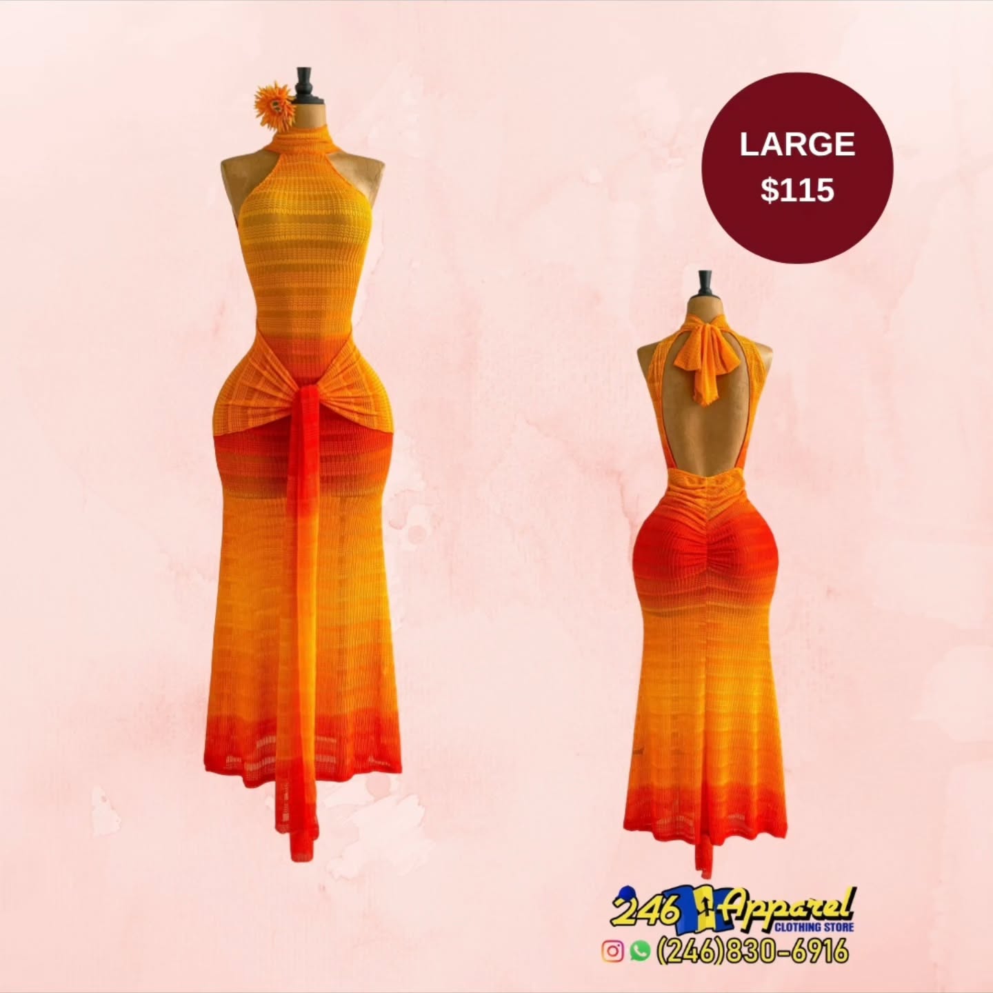 246 Apparel – Women's Dresses & Sets with Prices (Small $75 | Large $85–$115)
