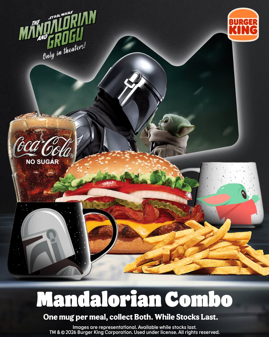 Burger King Barbados Mandalorian Combo – $39.95 with Exclusive Collectible Mug