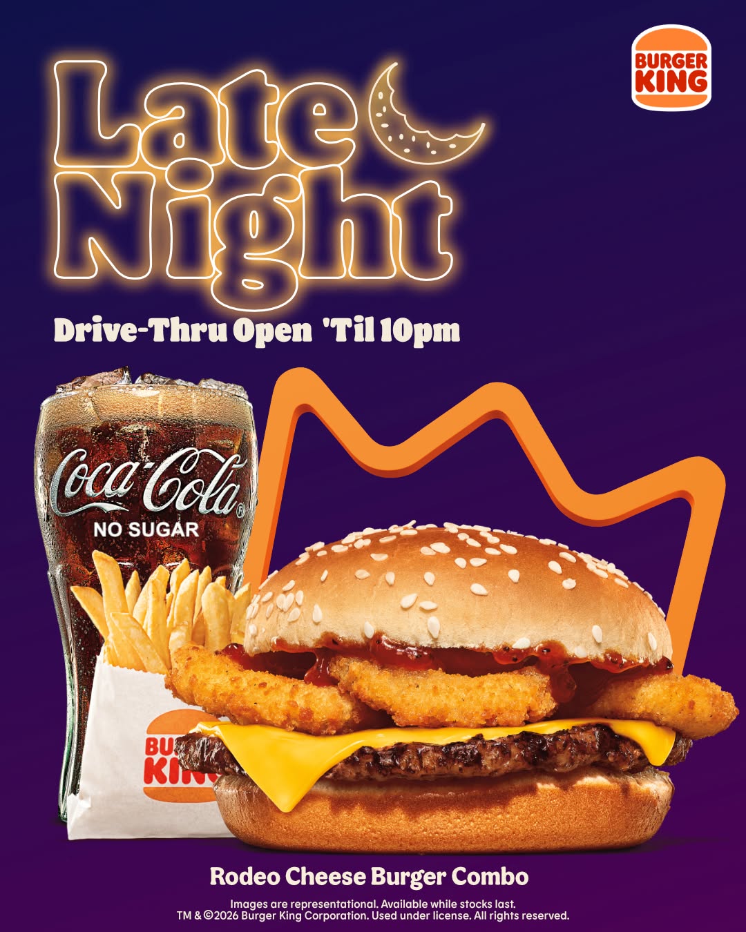 Burger King Barbados – Rodeo Cheeseburger at $14.95 (Late Night)