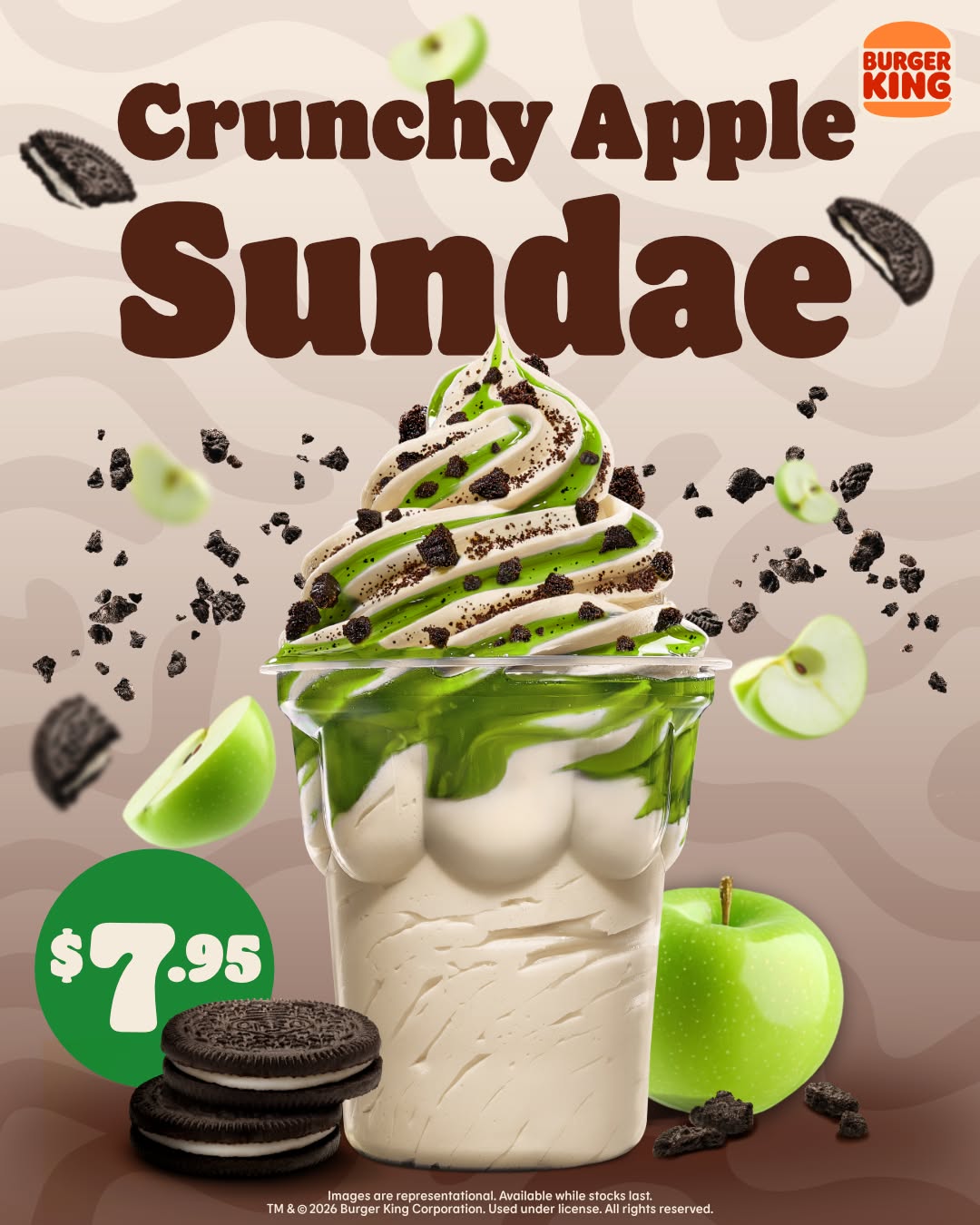 Crunchy Apple Sundae – $7.95 at Burger King Barbados