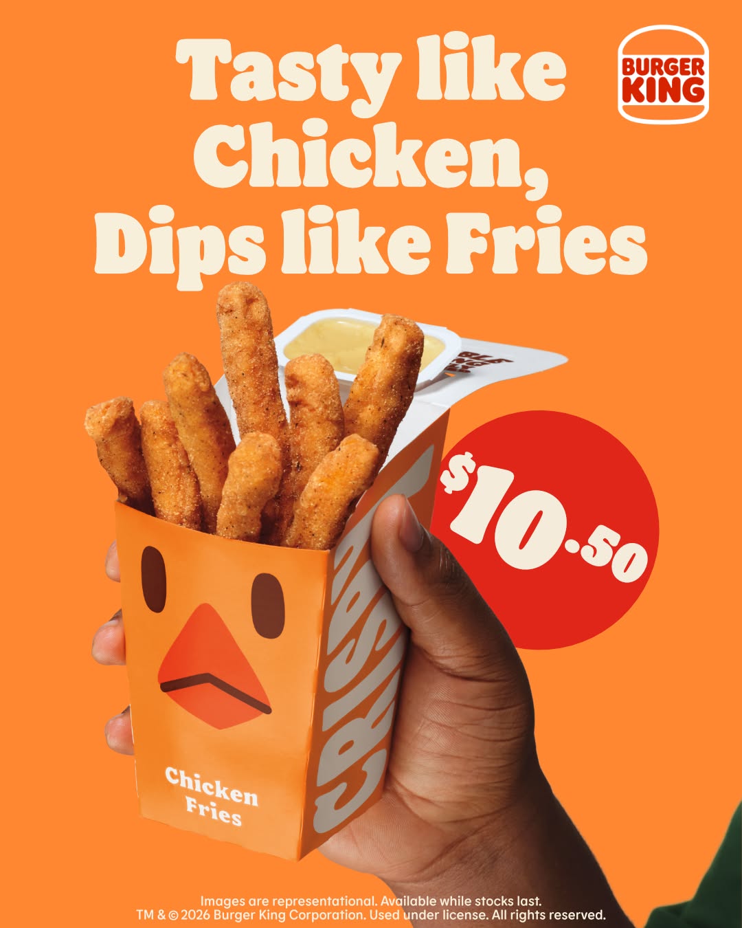 Burger King Barbados Chicken Fries for $10.50