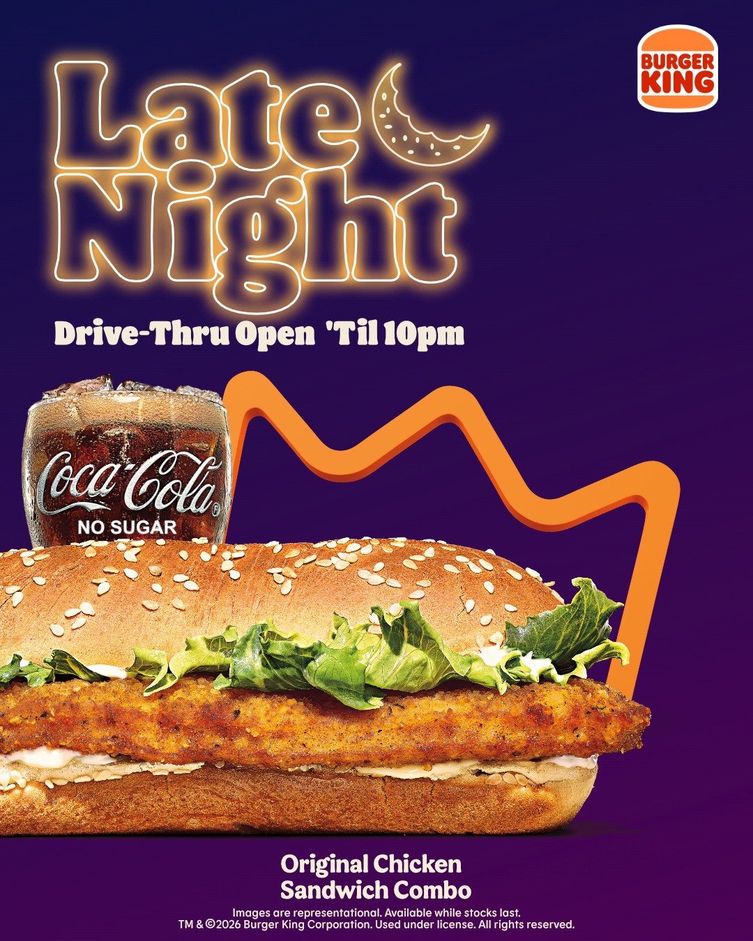 Original Chicken Sandwich + Soda Combo for $14.95