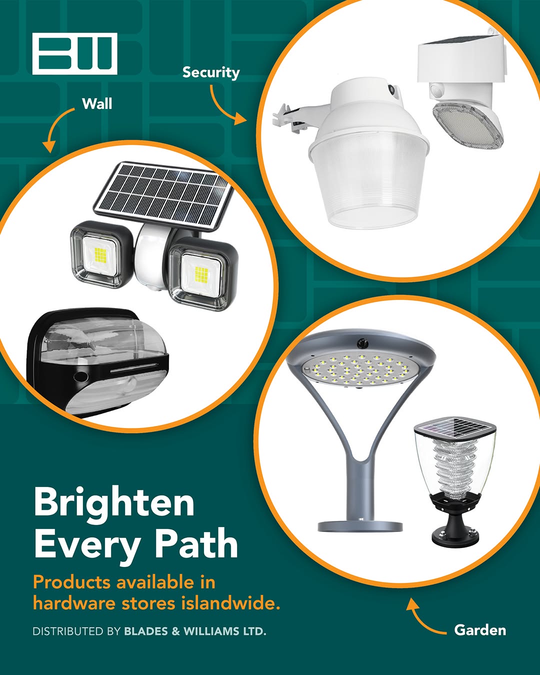 Premium Outdoor Solar & Security Lighting Available Islandwide – Blades & Williams