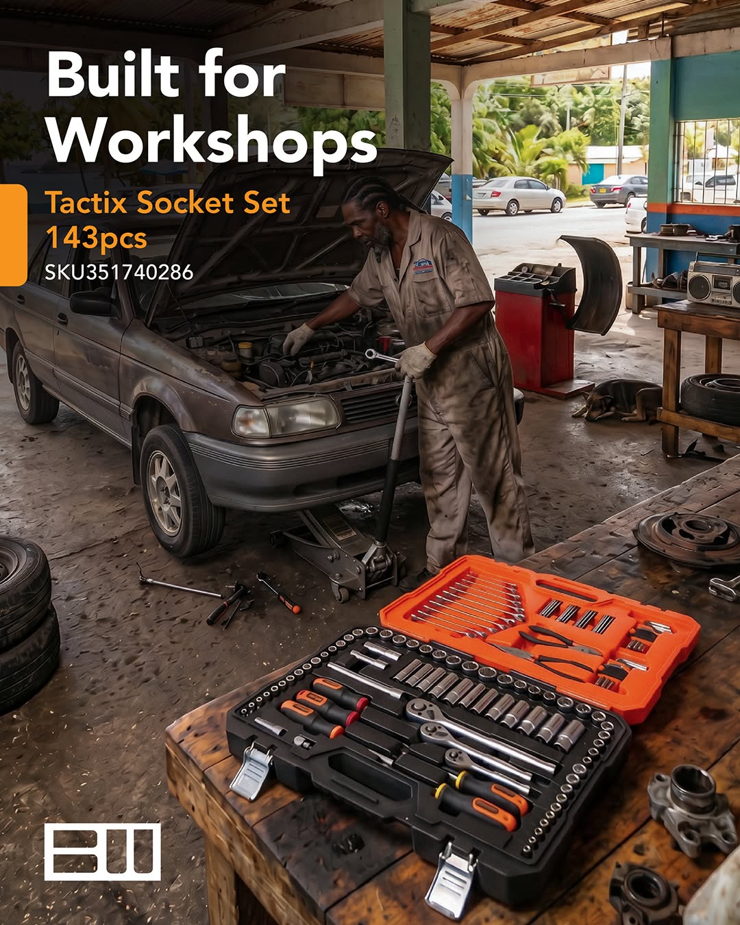Tactix 143-Piece Socket Set – Rally-Ready at $394.52 VAT Inc.