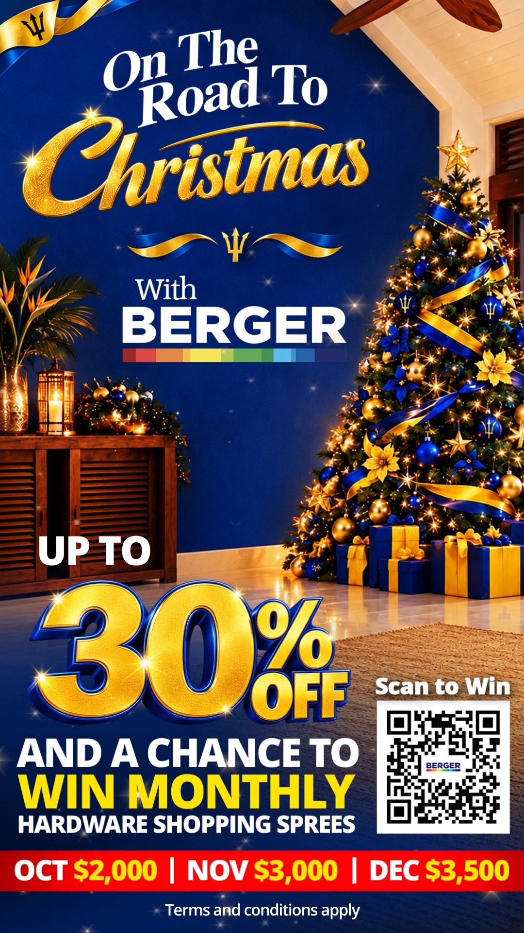 Road to Christmas with BERGER: Up to 30% Off Paints + Monthly Shopping Spree Giveaway