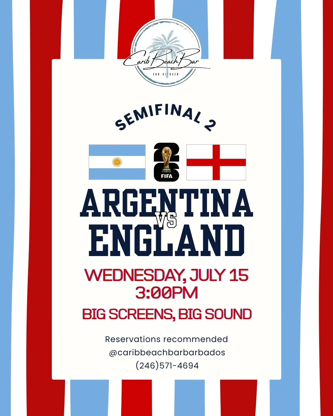 FIFA World Cup 2026 Semifinal 2: Argentina vs England Watch Party