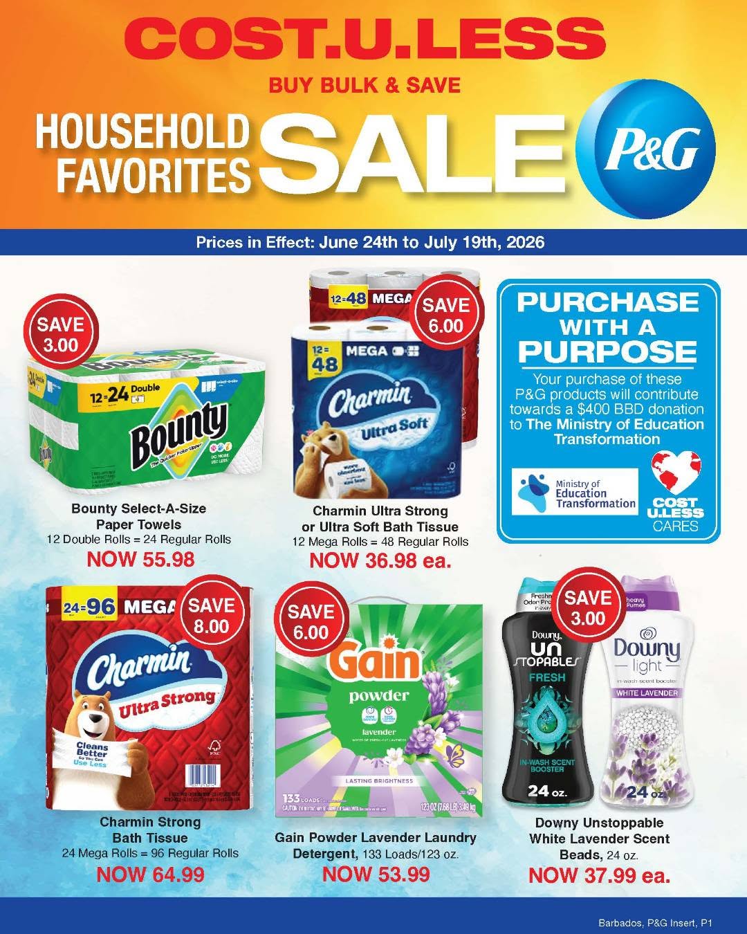 Cost U Less Barbados – Buy Bulk & Save Weekly Flyer (June 24 – July 5, 2026)