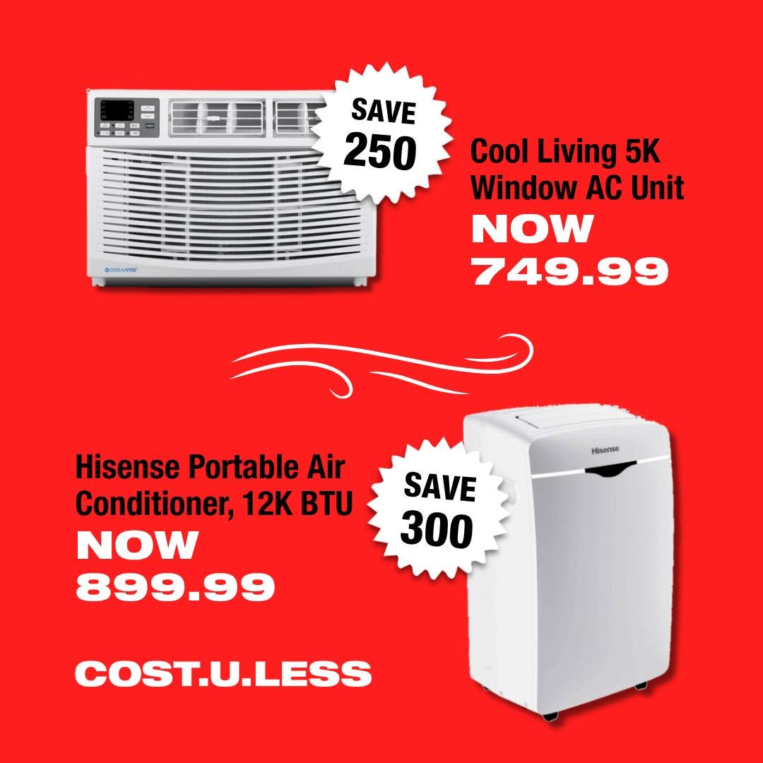 Save Up to $300 on Air Conditioning Units at Cost U Less Barbados