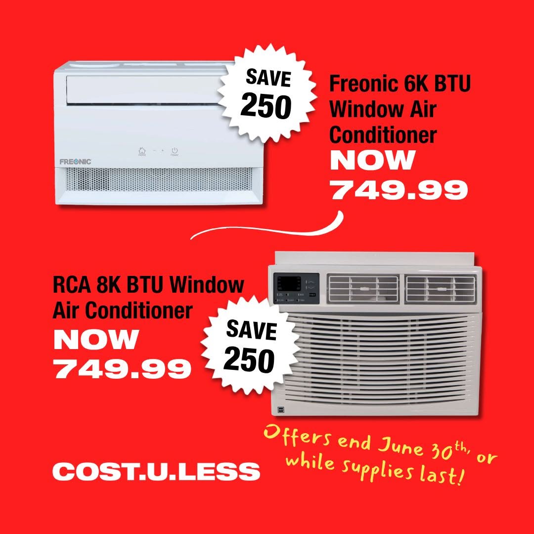 Save Up to $300 on Air Conditioning Units at Cost U Less Barbados