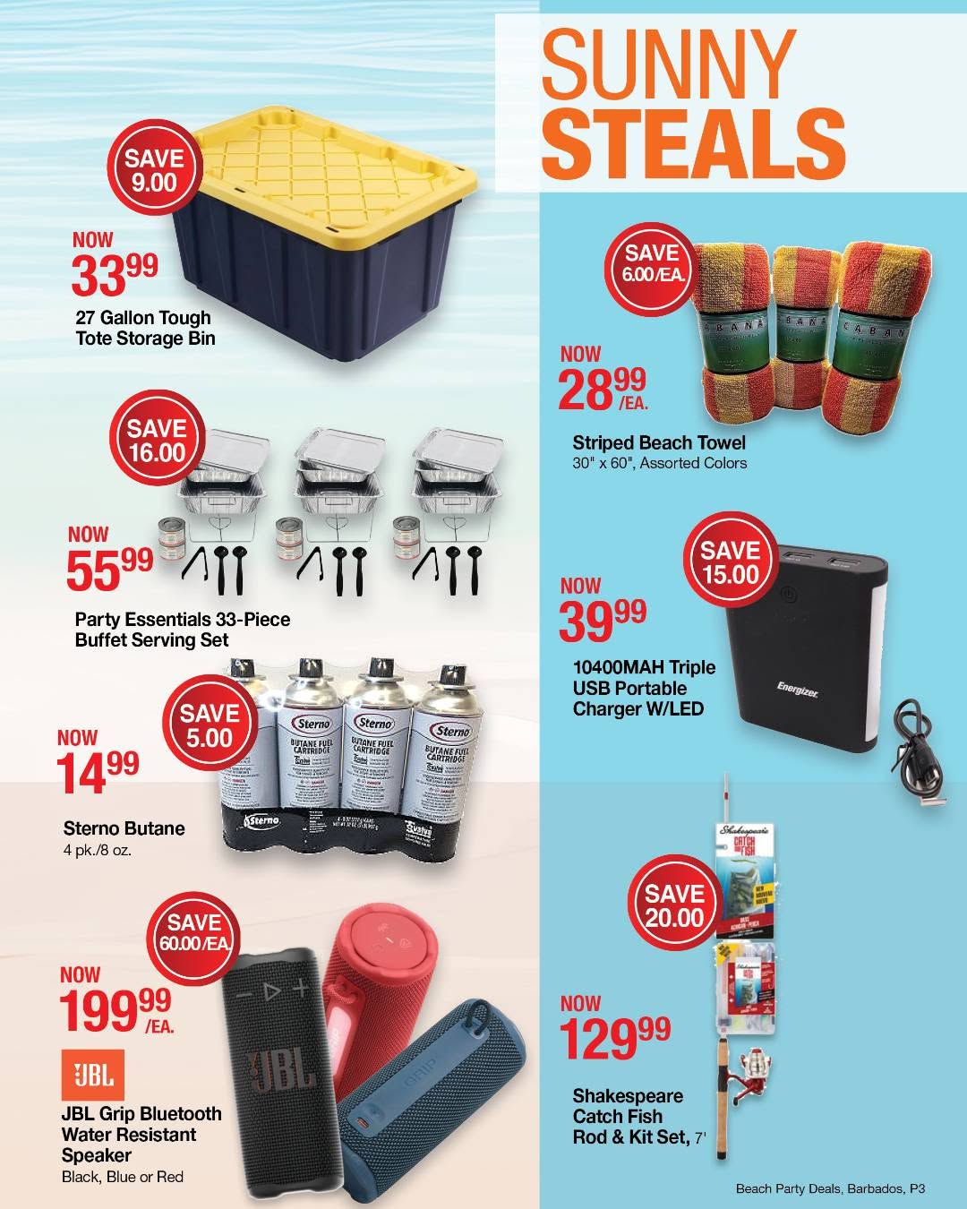 Cost U Less Beach Party Deals – Buy Bulk & Save Through April 19th