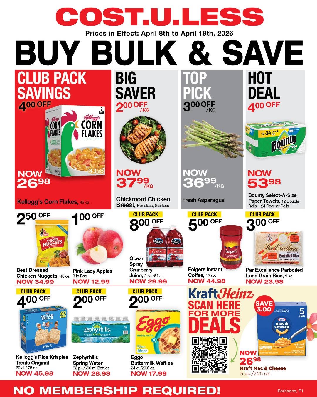 Cost U Less Beach Party Deals – Buy Bulk & Save Through April 19th