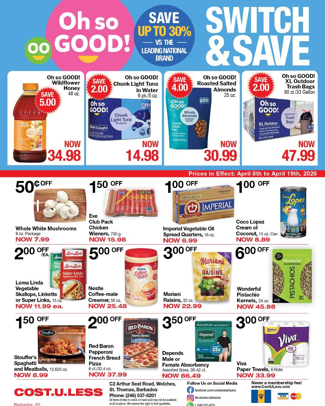 Cost U Less Beach Party Deals – Buy Bulk & Save Through April 19th