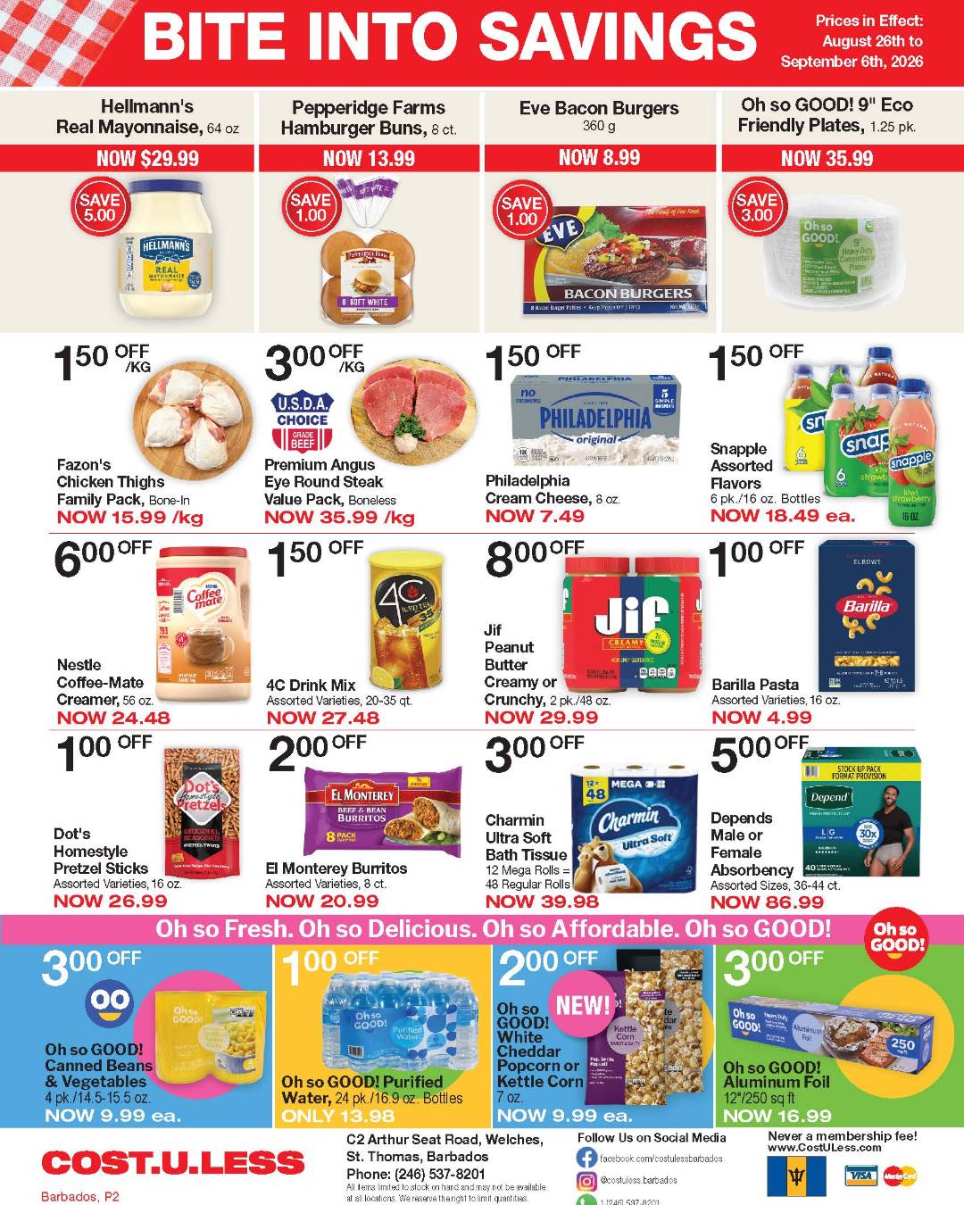 Cost U Less Buy Bulk & Save Sale – Aug 26 to Sep 6, 2026