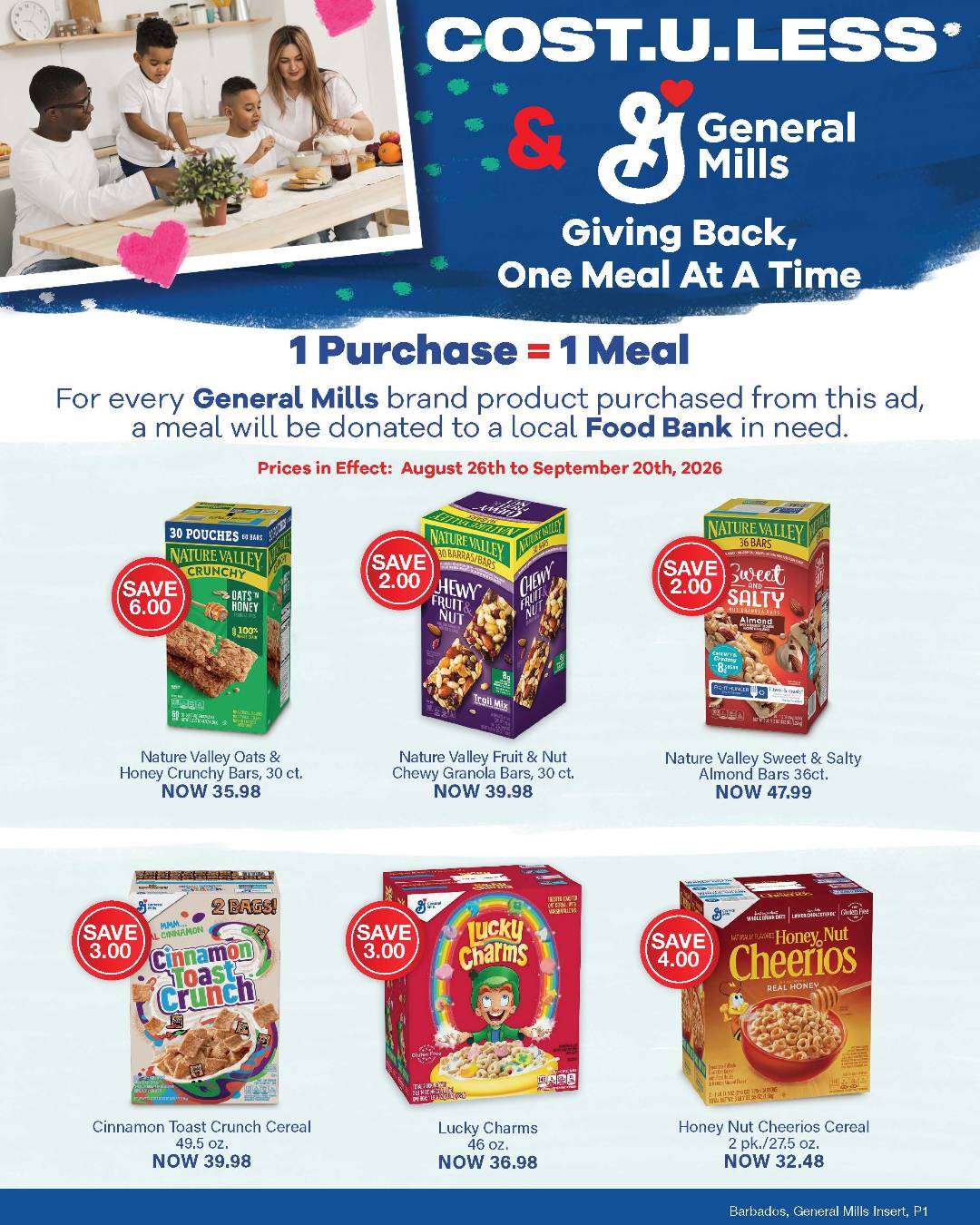Cost U Less Buy Bulk & Save Sale – Aug 26 to Sep 6, 2026