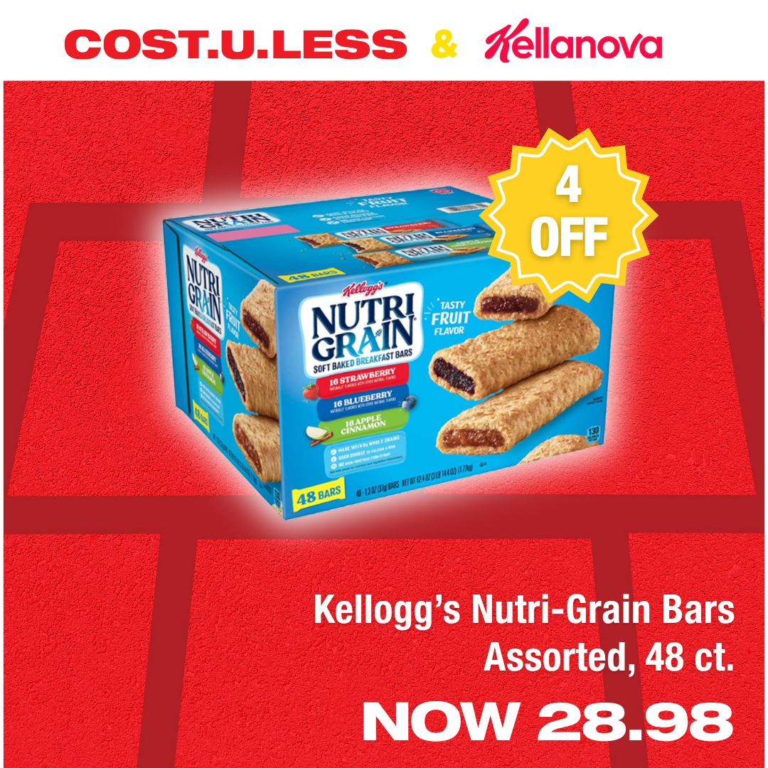 Shop Kellanova Products at Cost U Less & Win Gift Cards Up to $600