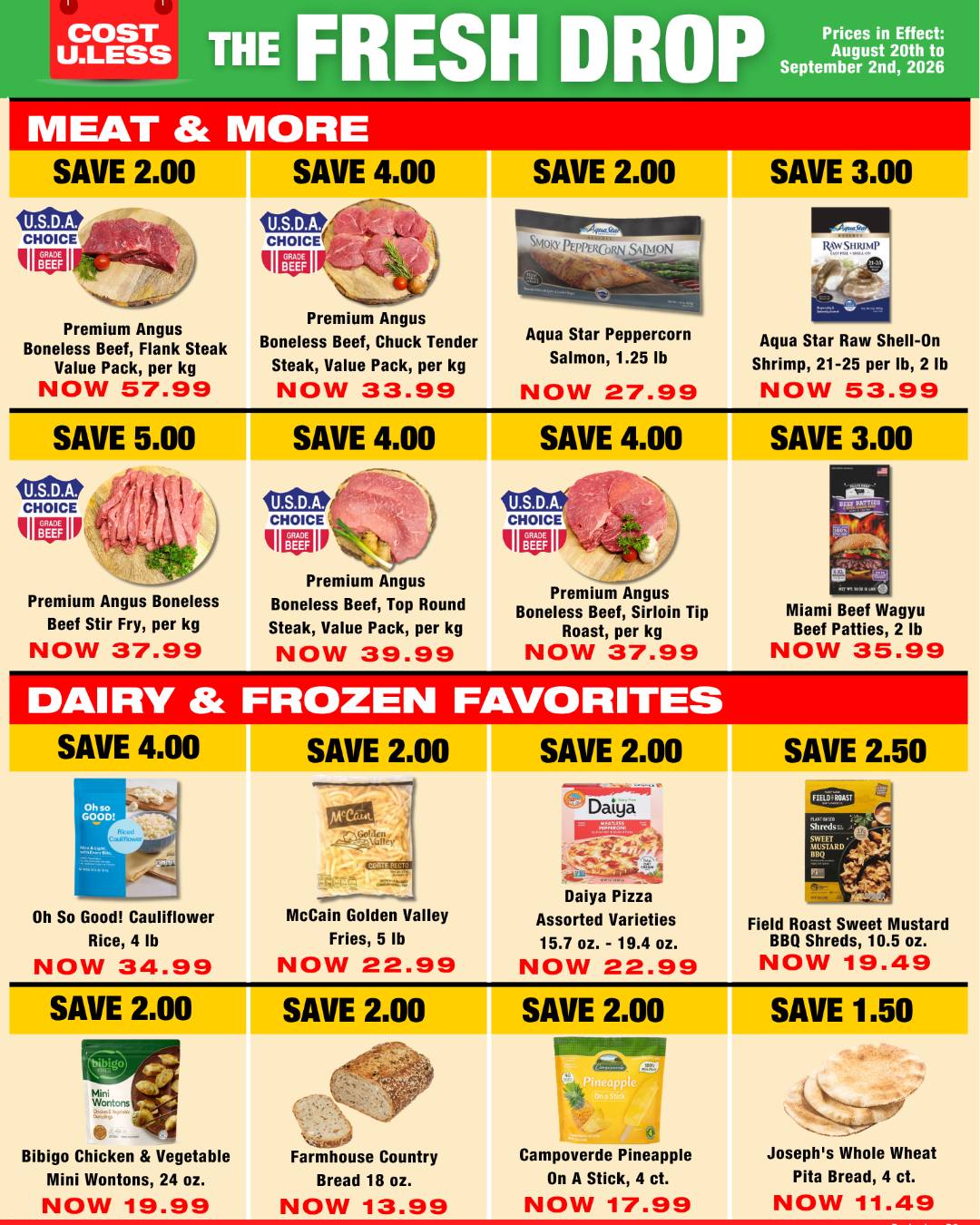 Cost U Less Fresh Drop – Save on Produce, Meat, Dairy & More