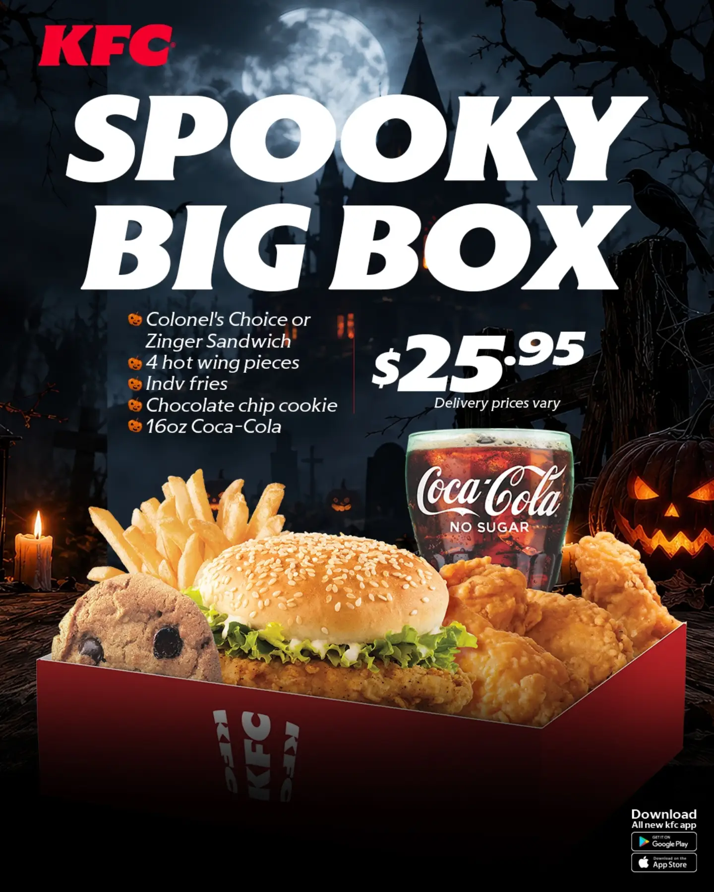 KFC Spooky Big Box Meal – $25.95