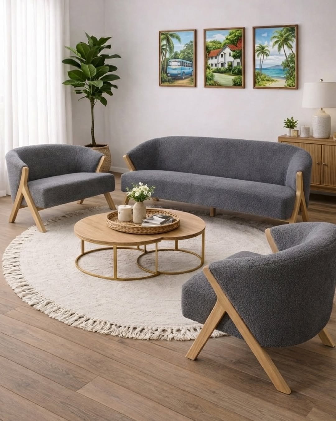 Bouclé Seating Sale – Reduced Prices on Arm Chairs, Love Seats & Sofas