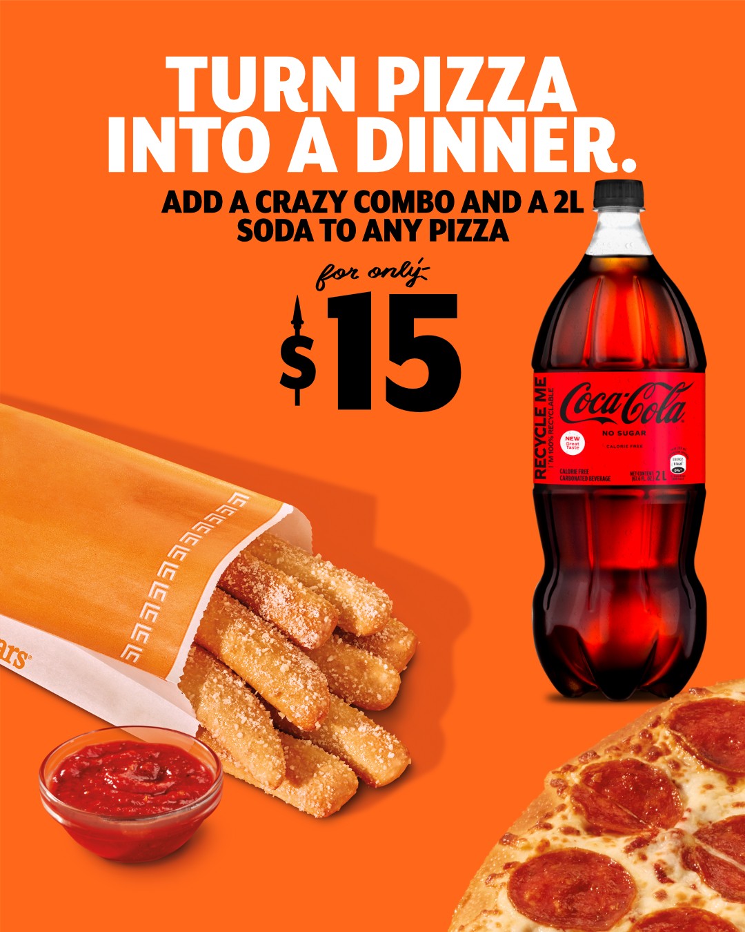Little Caesars Barbados – Crazy Combo & 2L Soda Add-On for $15