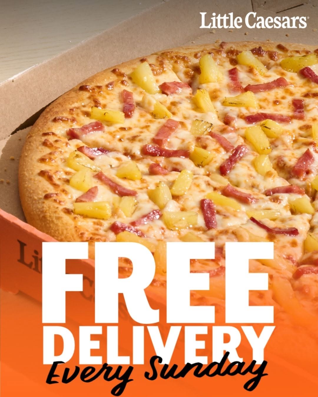 Free Delivery Every Sunday at Little Caesars Barbados