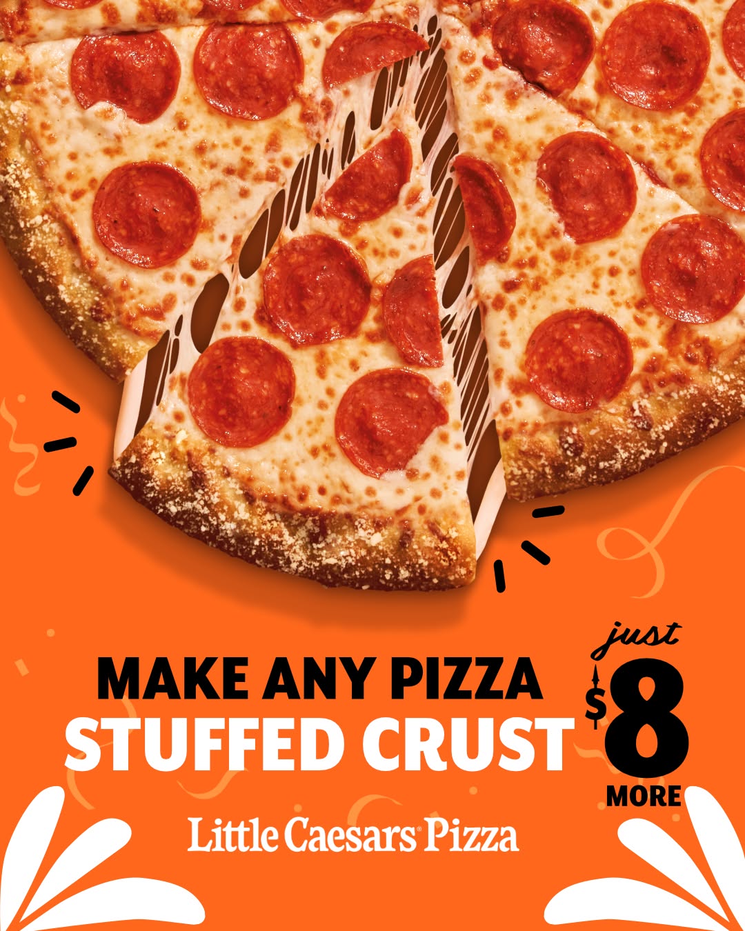 Stuffed Crust Upgrade for Just $8 More at Little Caesars Barbados