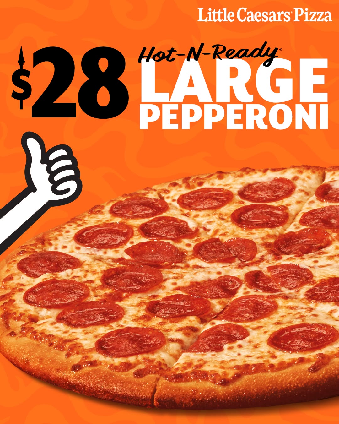 Little Caesars Barbados – Large Pepperoni Pizza for $28