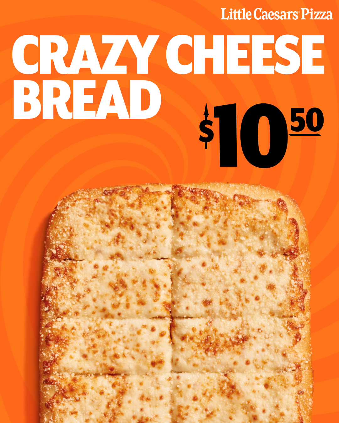 Little Caesars Barbados – Crazy Cheese Bread for $10.50
