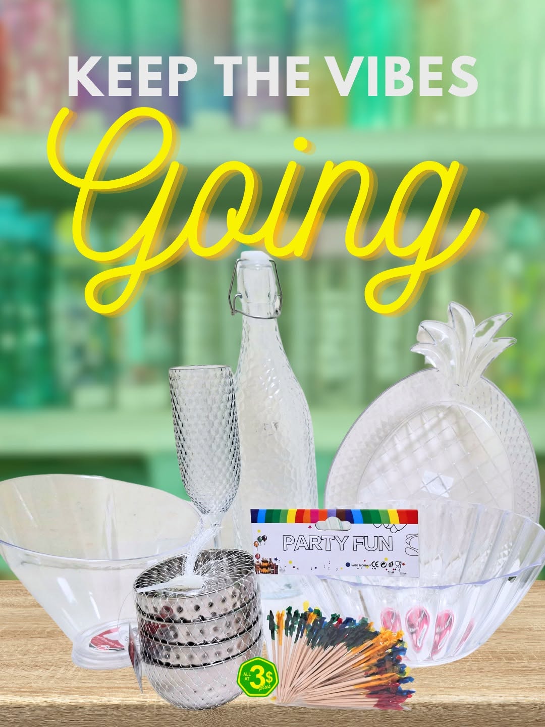 Affordable Party & Entertaining Essentials – All at $3