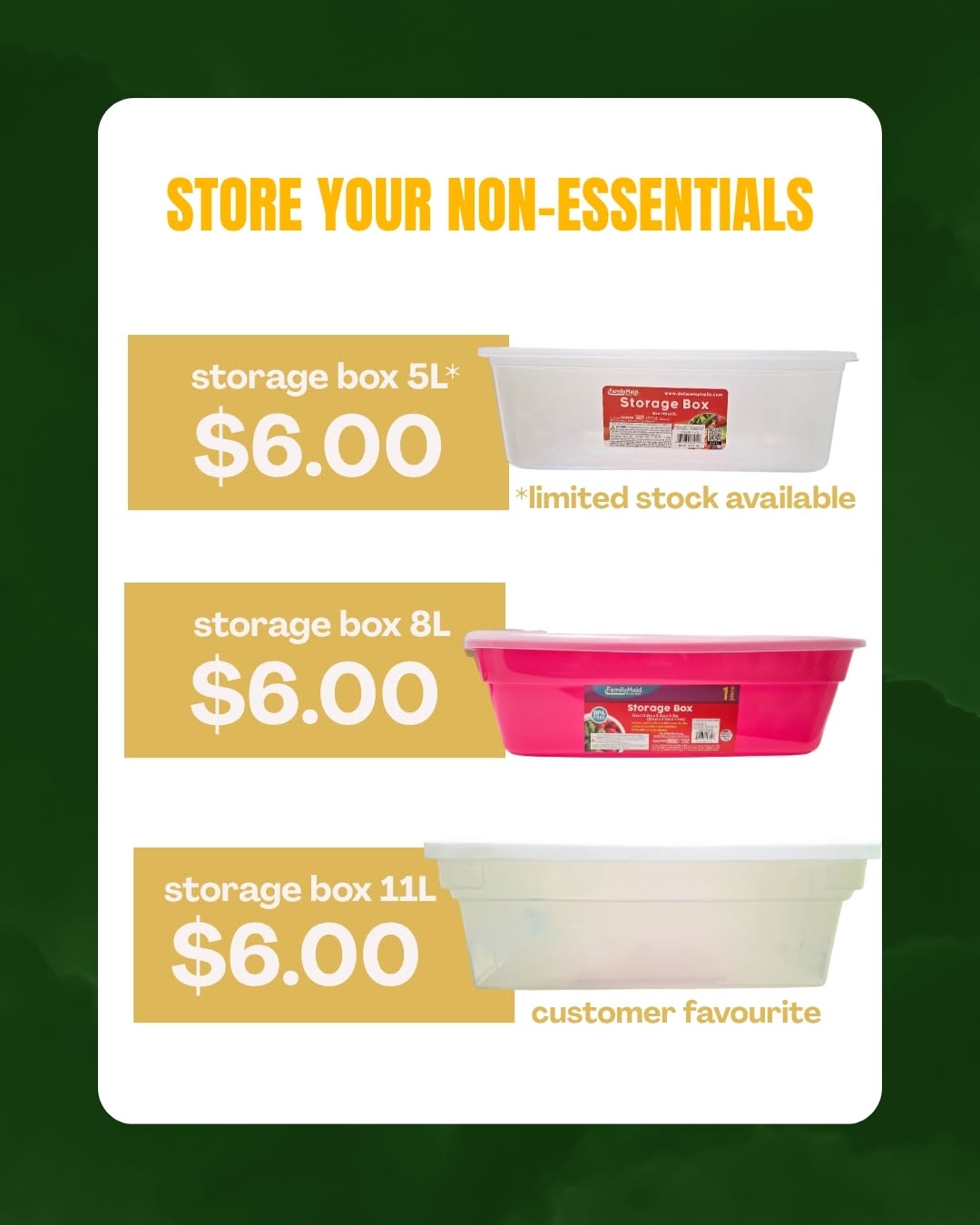 Hurricane Season Preparedness – Storage & Safety Products at Dollarwise