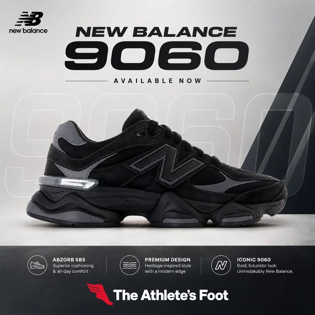 New Balance 9060 Available Now – US$160 Duty Free / BBD$424 Local