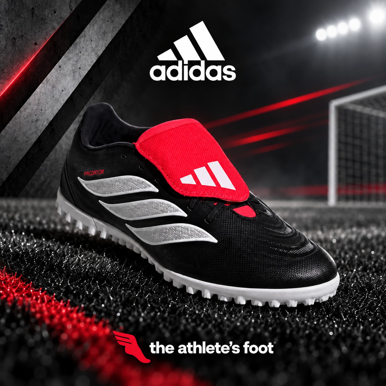 Adidas Predator Club Fold-Over Tongue Turf Soccer Shoes – Now at The Athlete's Foot Barbados