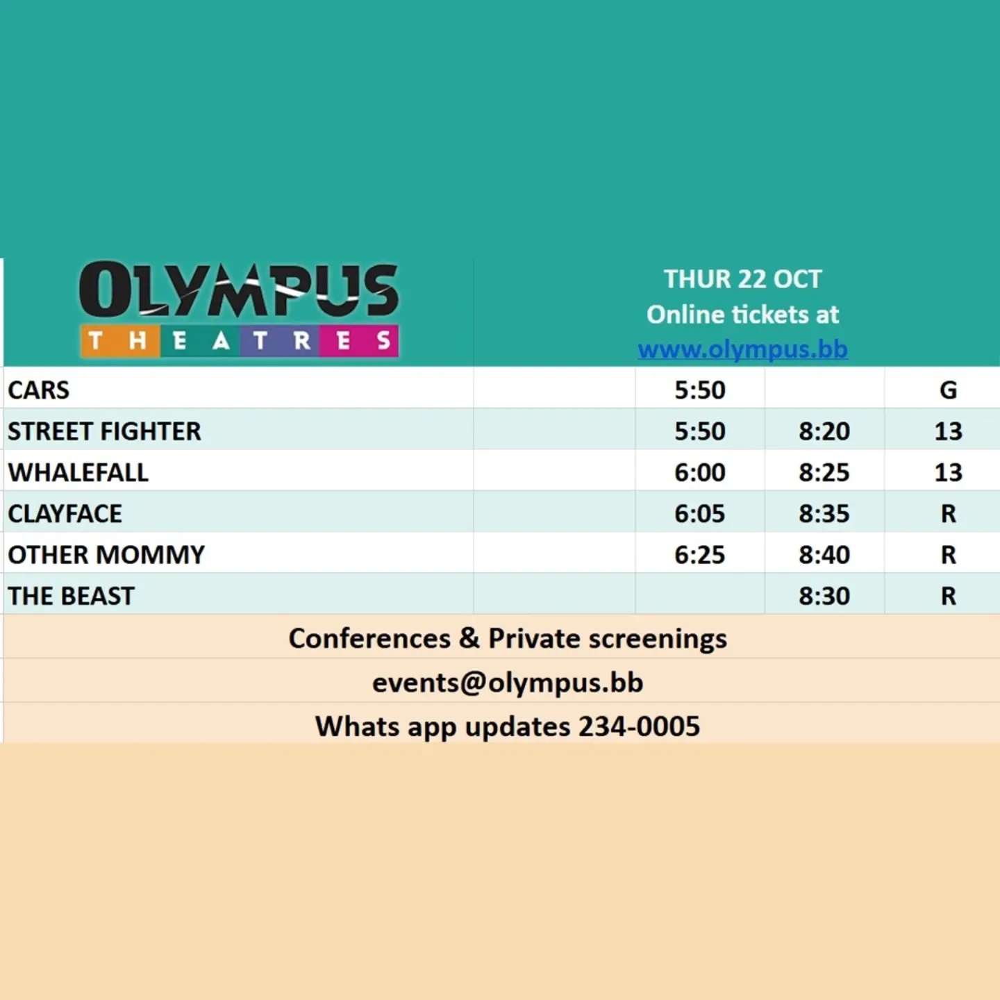 Olympus Theatres