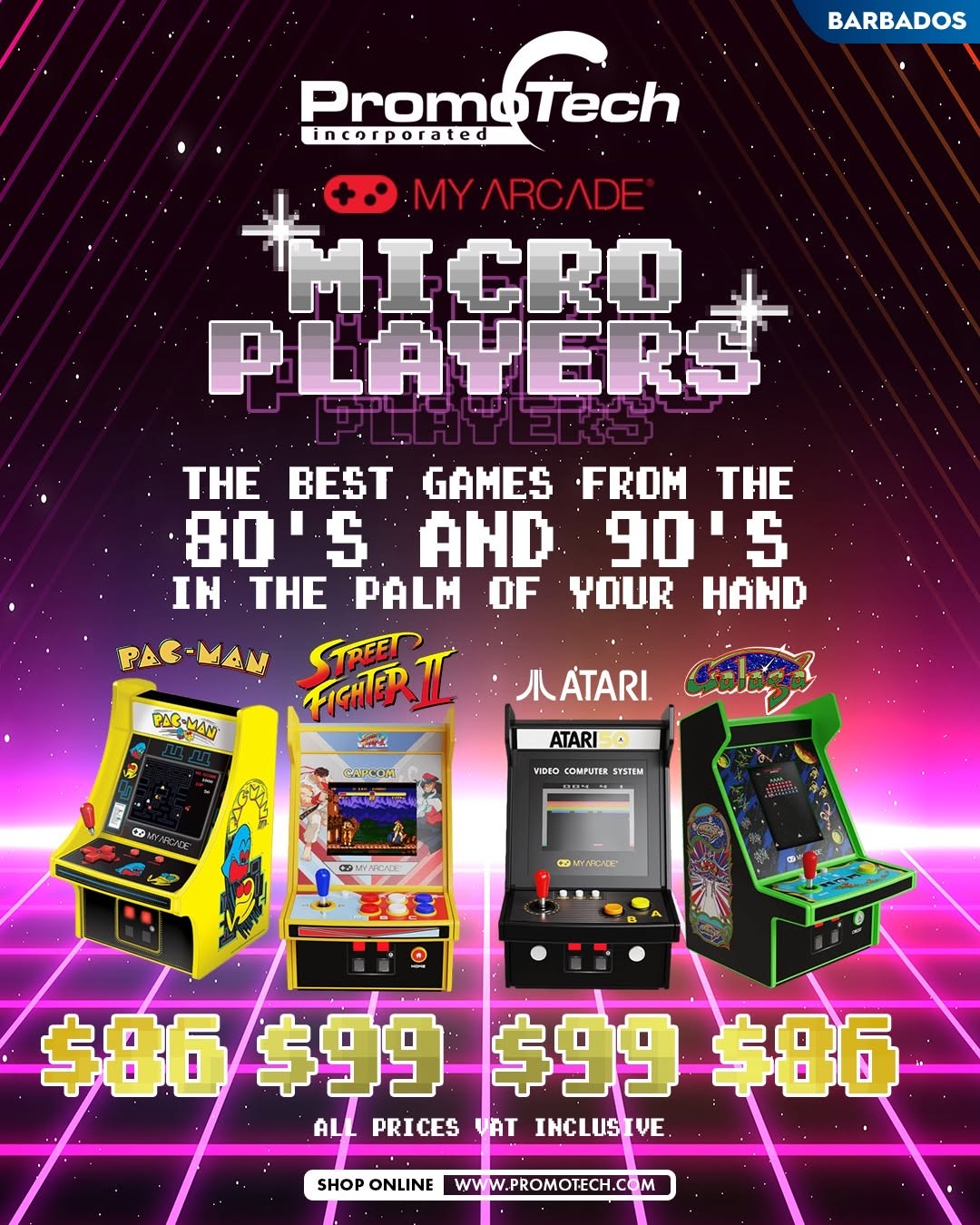 My Arcade Retro Gaming – Pocket Players, Pixel Pockets & Micro Players Now Available at Promotech