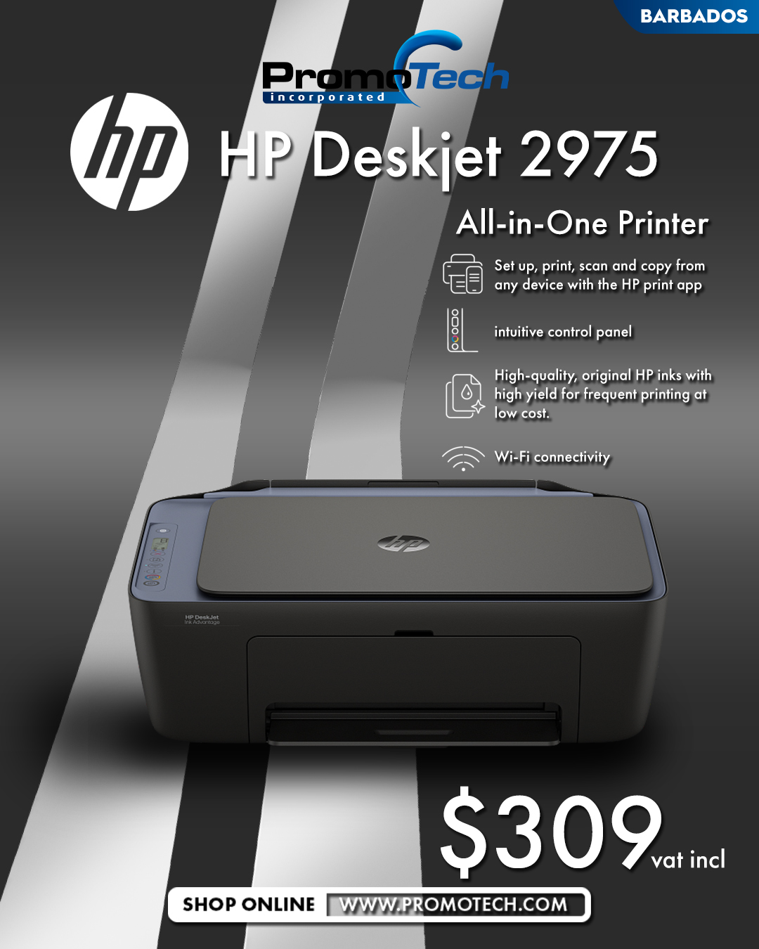 HP DeskJet 2975 All-in-One Printer – $309 VAT Included