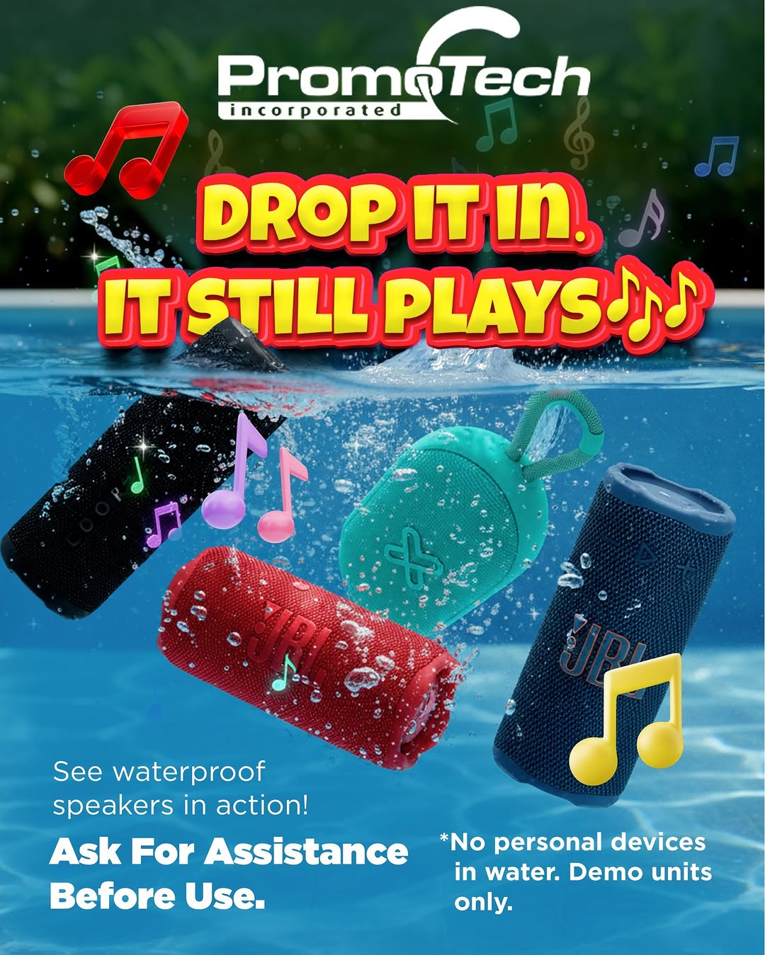 Waterproof Speakers at Promotech – Prices from $69.00