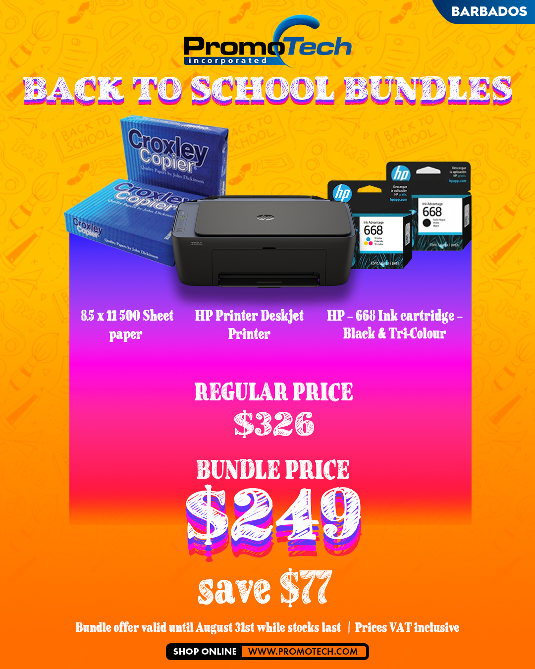 Promotech Back-to-School Bundles – Save Up to $366