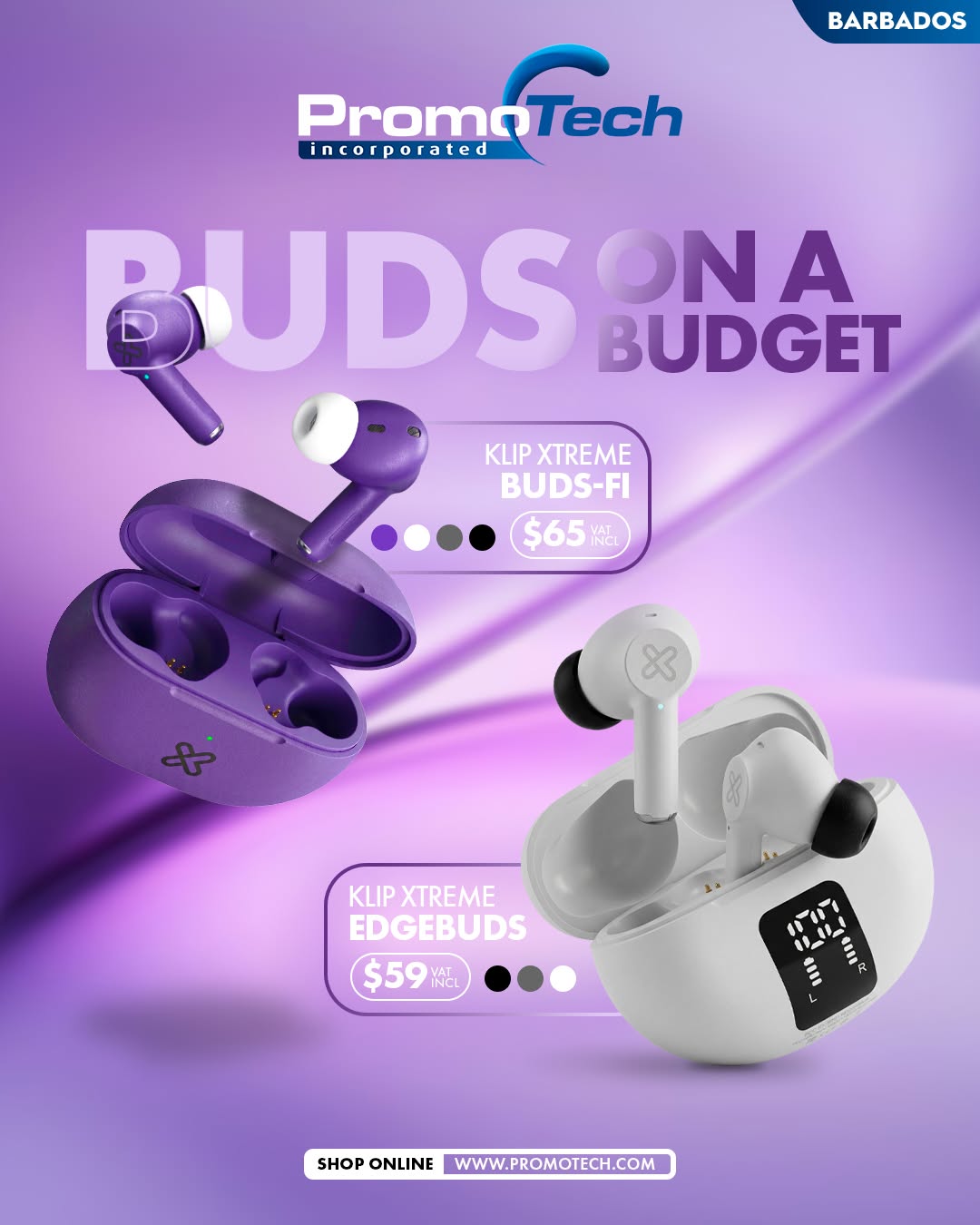 Buds on a Budget – Klip Xtreme Earbuds from $59 VAT Incl. at Promotech