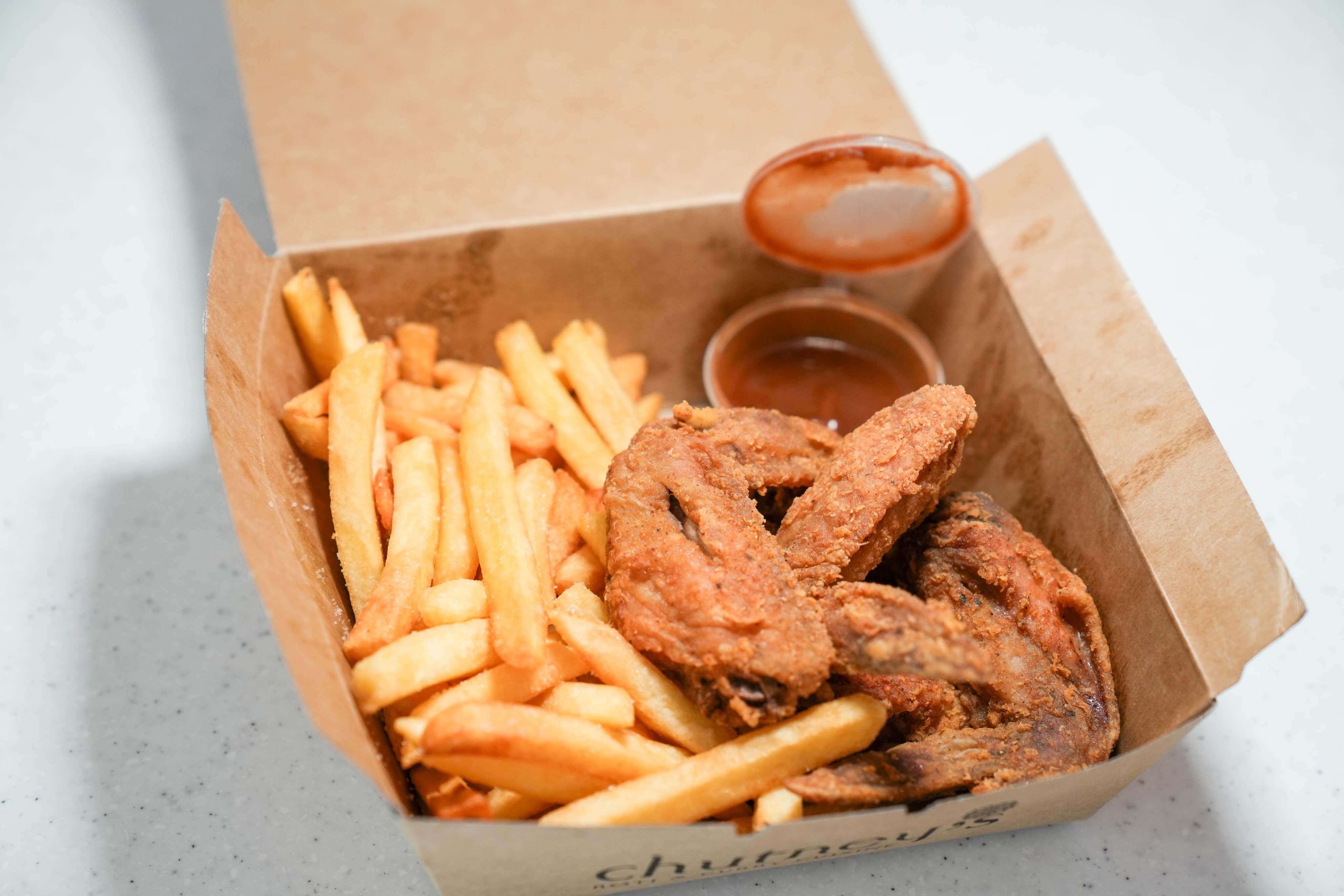 Wings & Fries Combo for $25.95